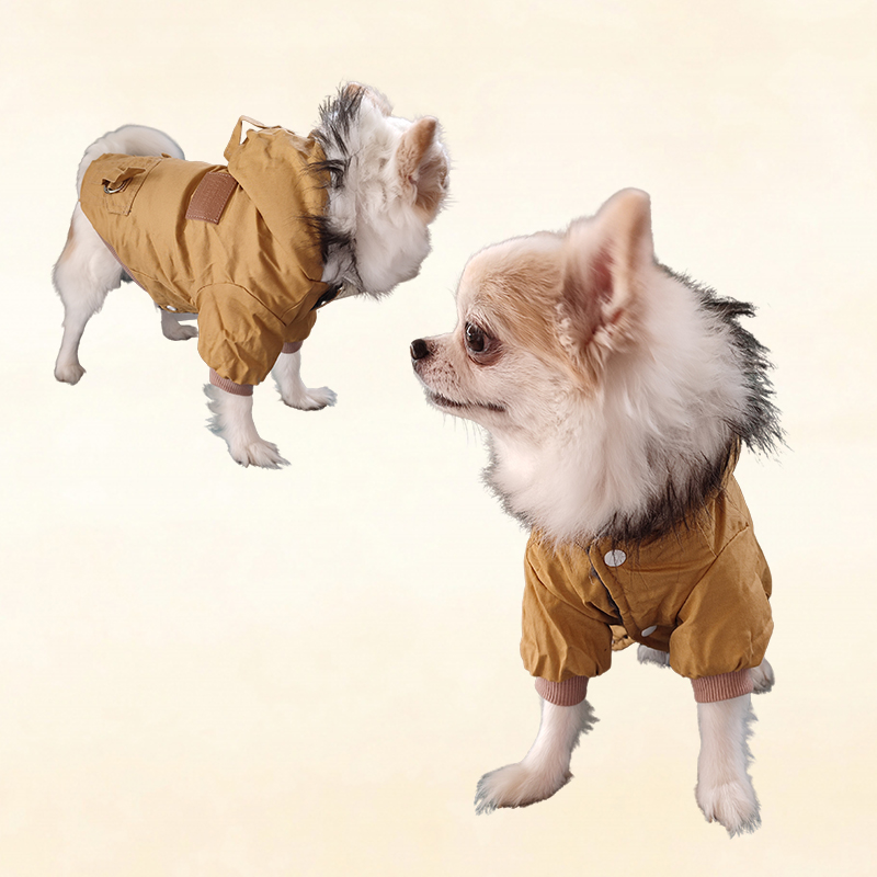 暖かい冬の犬の服 楽天市場】犬服 犬 服 冬 暖かい 冬服 コート 手足まで ダウン風