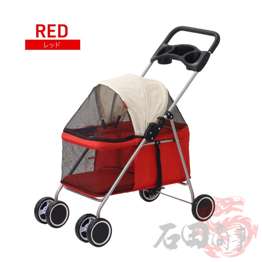 ペットカート（色：レッド系）｜犬用品｜ペット用品、生き物 おすすめ