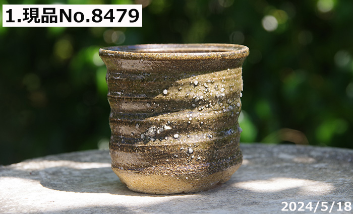 信楽焼 植木鉢 陶器 信楽焼伝統工芸士 作家 藤原順 作（古仙堂窯）手