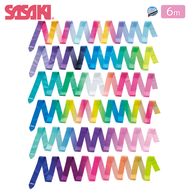 ササキスポーツ SASAKI ササキ アートグラデーションリボン 6m以上