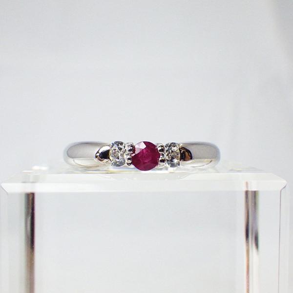 天然石 ルビー 誕生石 7月 キュービックジルコニア 指輪 リング