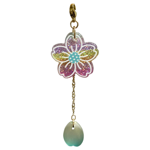 マスクチャーム 全4色 花 フラワー 花びら ハンドメイド バッグ