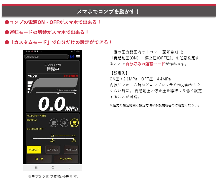 MAX マックス 高圧エアコンプレッサ AK-HL1110E2 高圧取出口2個/常圧取