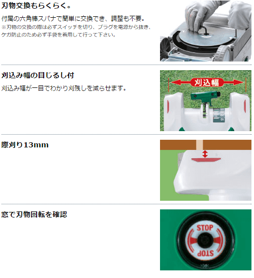 マキタ 芝刈機 MLM2301 刈込み幅230mm ロータリー式 : mlm2301 : 石田