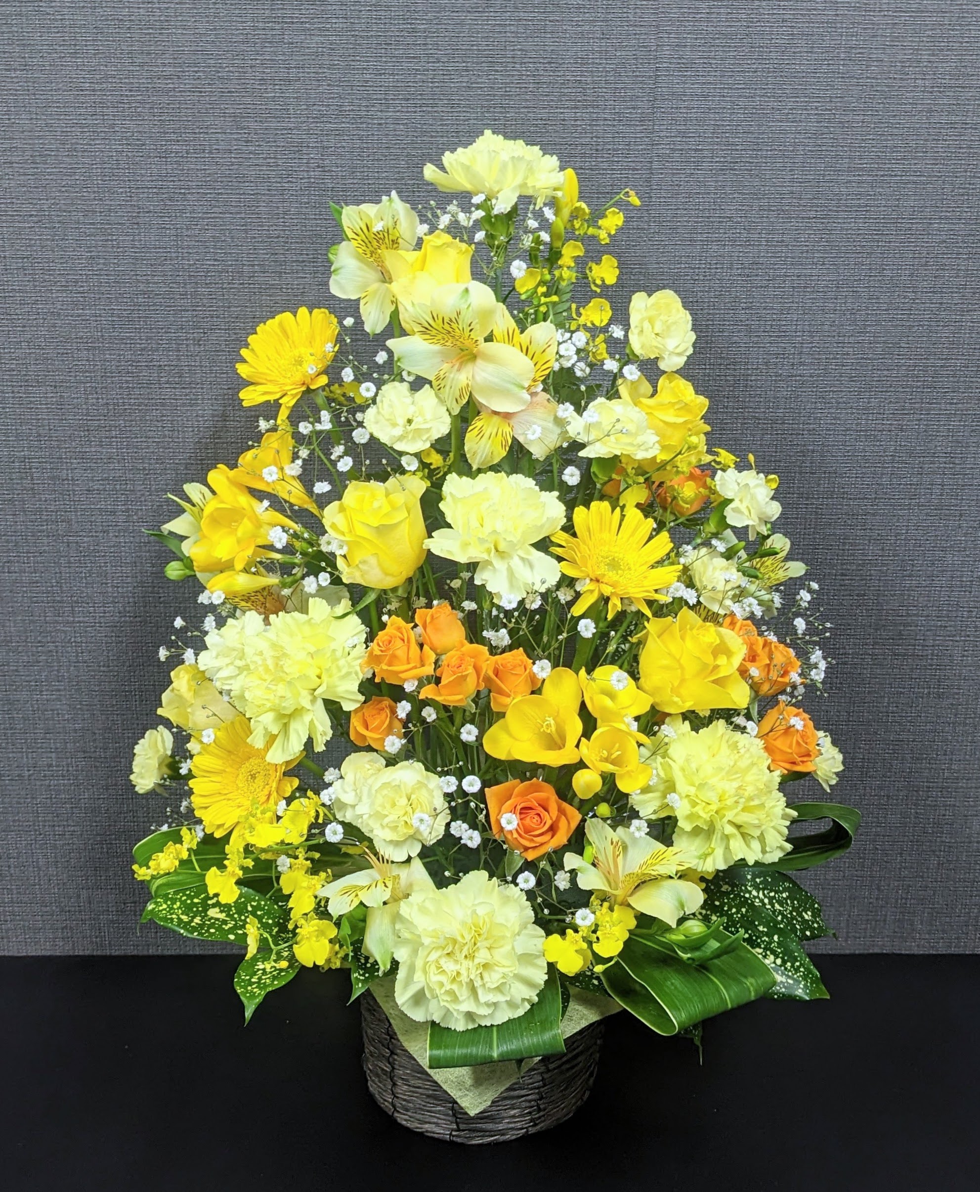 季節のお花の お祝い 生花 アレンジメント　Lサイズ　｜ishikawa-flower｜03