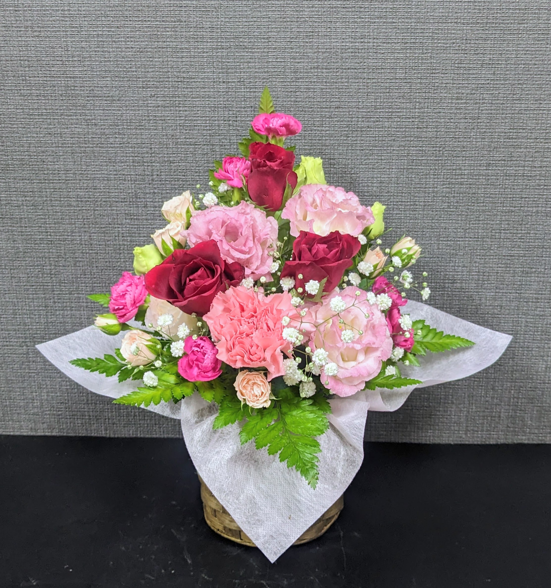 季節のお花の お祝い 生花 アレンジメント　SSサイズ　｜ishikawa-flower｜02