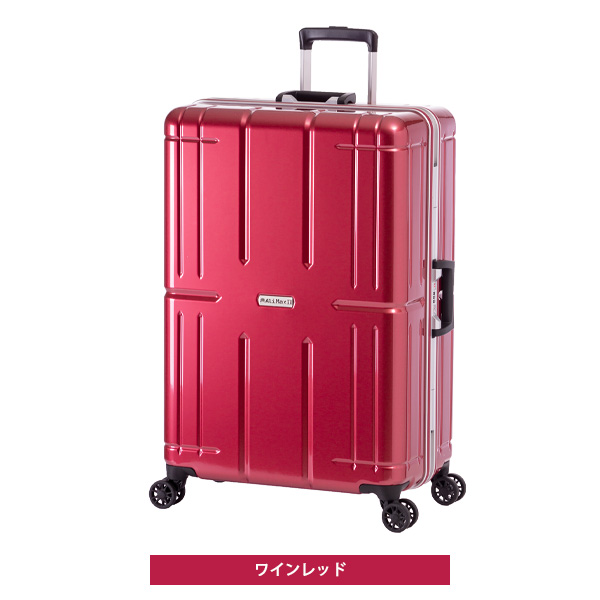アジアラゲージ スーツケース Lサイズ フレーム 大型 超軽量 おしゃれ 