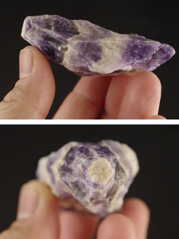 シェブロンアメジスト原石 