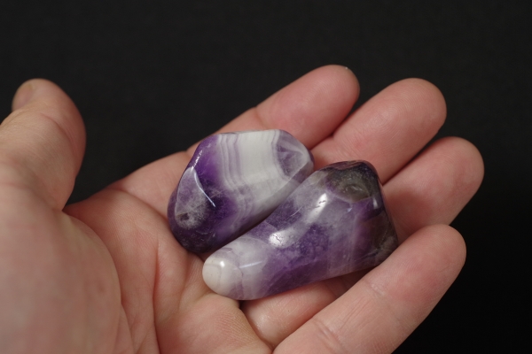 sheb long amethyst raw ore burnishing 