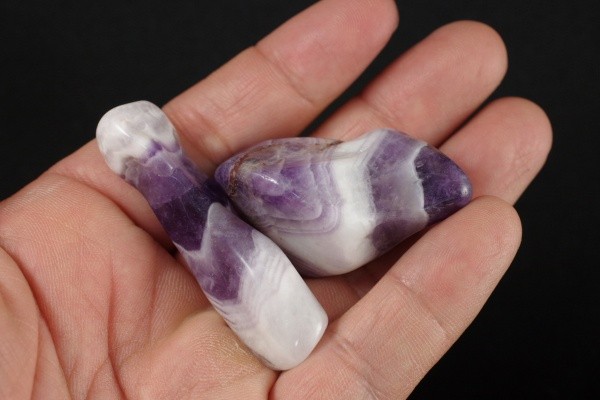 sheb long amethyst raw ore burnishing 