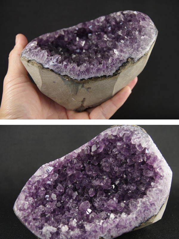 ウルグアイ産アメジスト結晶