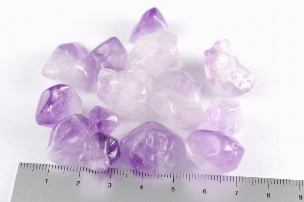  lavender amethyst ( purple crystal ) tongue bru approximately 50g assortment 