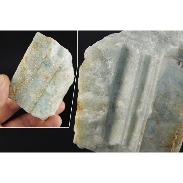  aquamarine raw ore 