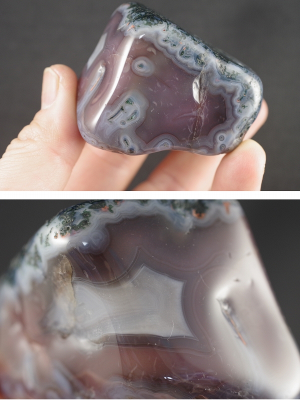 ボツワナアゲート 原石 磨き