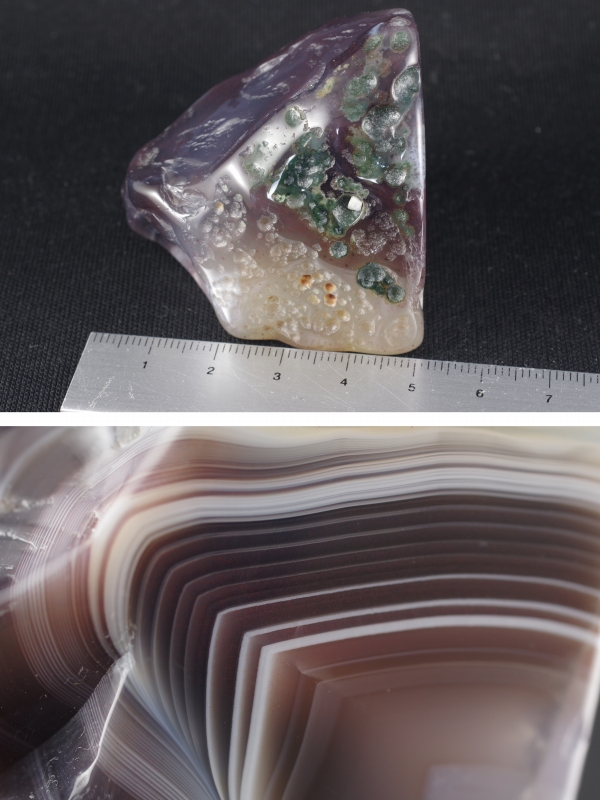 ボツワナアゲート原石 磨き