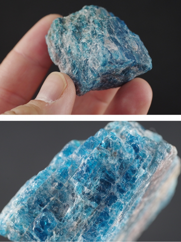 ブルーアパタイト原石