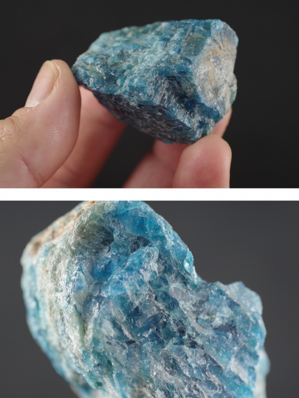 ブルーアパタイト原石