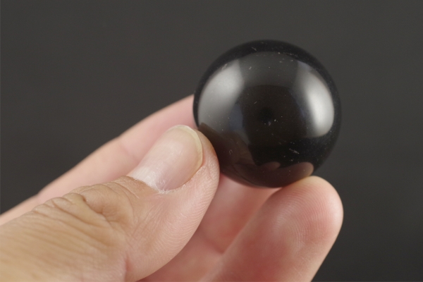 黒水晶丸玉