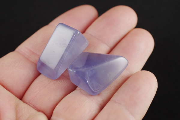 ブルーカルセドニー磨き