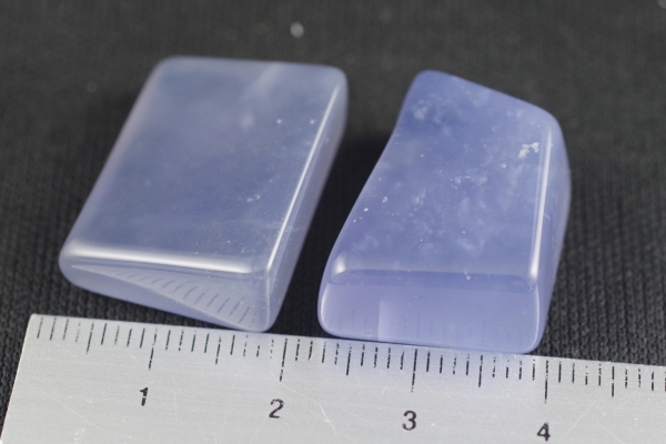 ブルーカルセドニー磨き