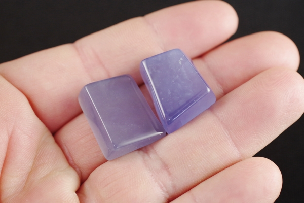 ブルーカルセドニー磨き