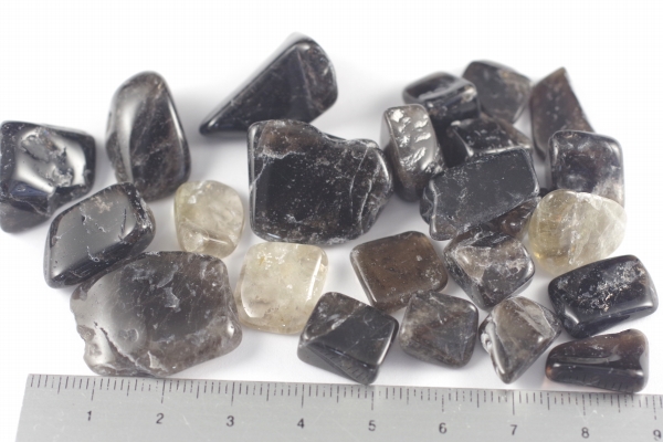 山梨県黒平産黒水晶粒石５０ｇ 詰め合わせ