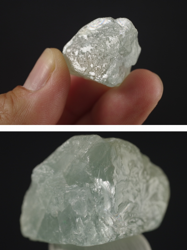  голубой топаз необогащённая руда кристалл 