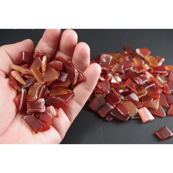  red menou... stone assortment 200g