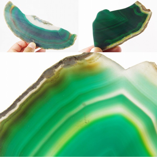 瑪瑙クリソ原石板セット