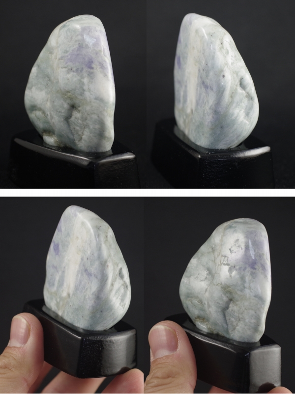 糸魚川産翡翠 原石磨き