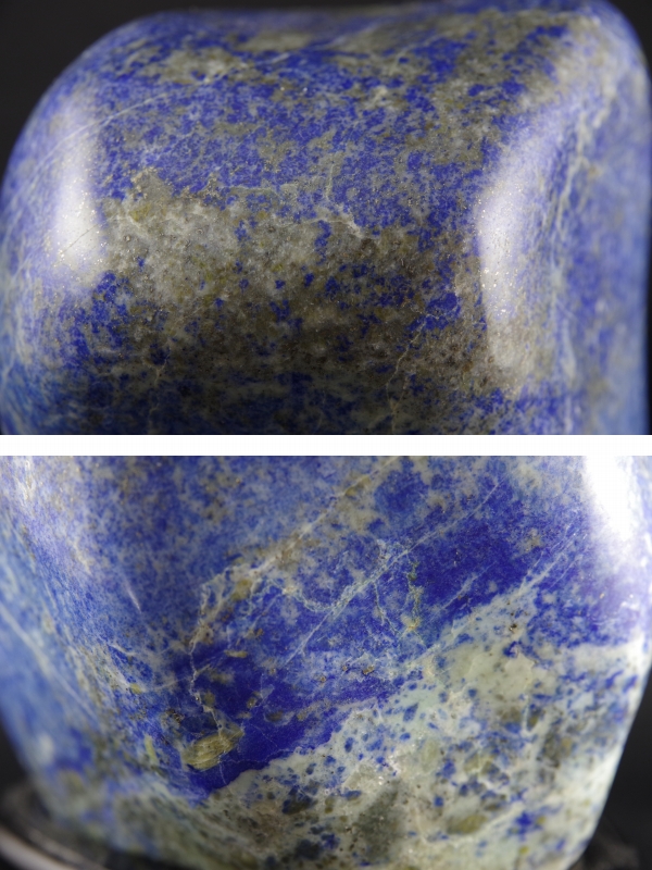  lapis lazuli raw ore burnishing shines stone 