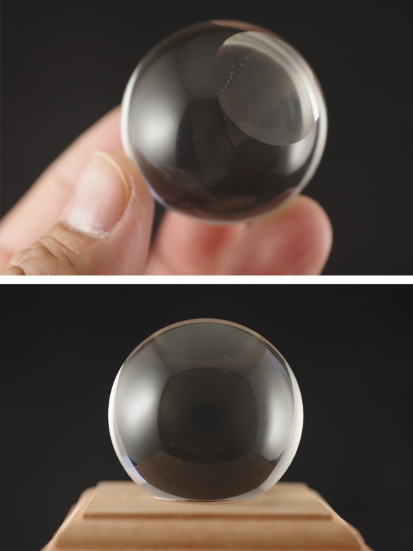 水晶無垢丸玉（平底）