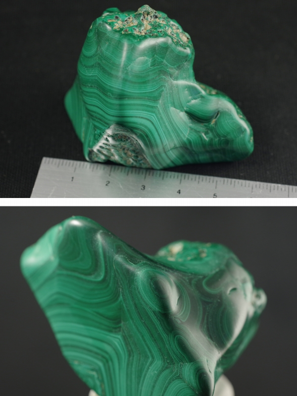 マラカイト（孔雀石）原石磨き