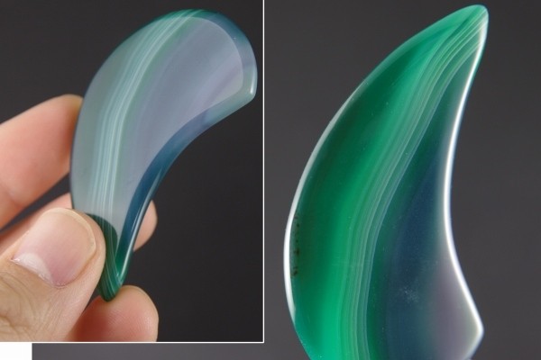 天然石 リンパマッサージプレート◆クリソ