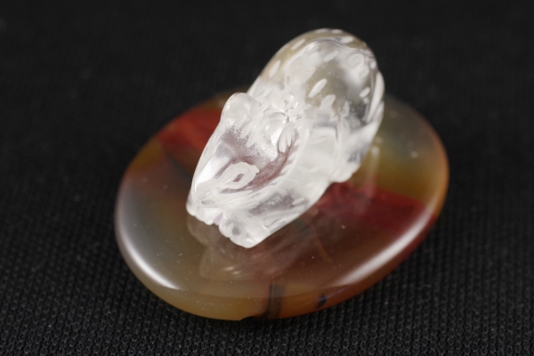 水晶ねずみ×モンタナアゲート