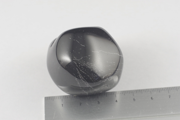 長野県和田峠産黒曜石　原石磨き