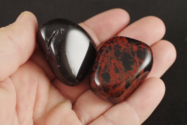 和田峠産黒曜石×北海道産十勝石セット