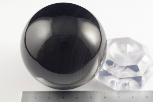 レインボーオブシディアン丸玉