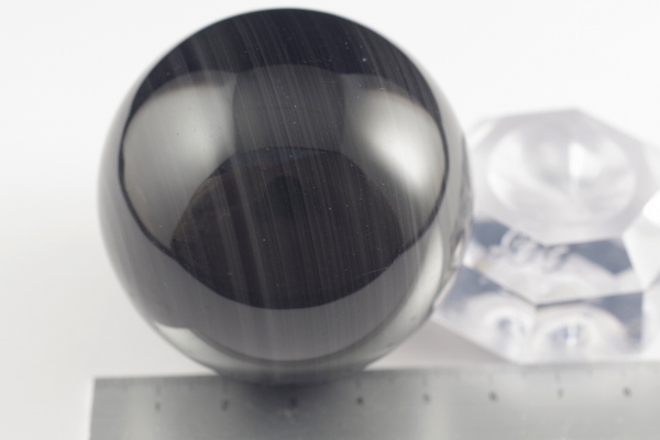 レインボーオブシディアン丸玉