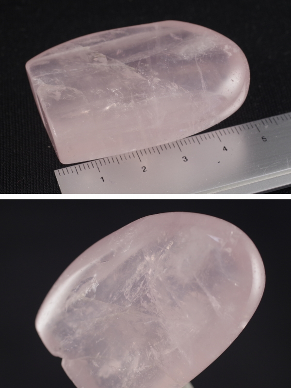  rose quartz raw ore burnishing 