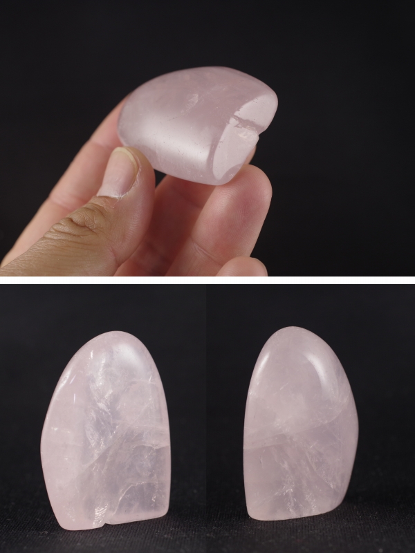  rose quartz raw ore burnishing 