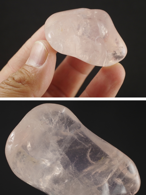  rose quartz raw ore burnishing 