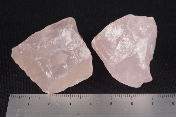  rose quartz raw ore 