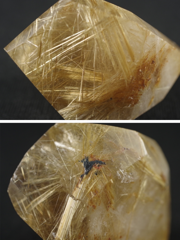  rutile quartz raw ore burnishing 