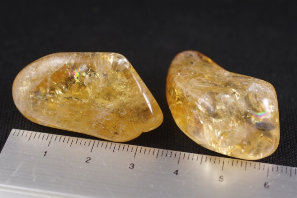 シトリン（黄水晶）原石 タンブル 