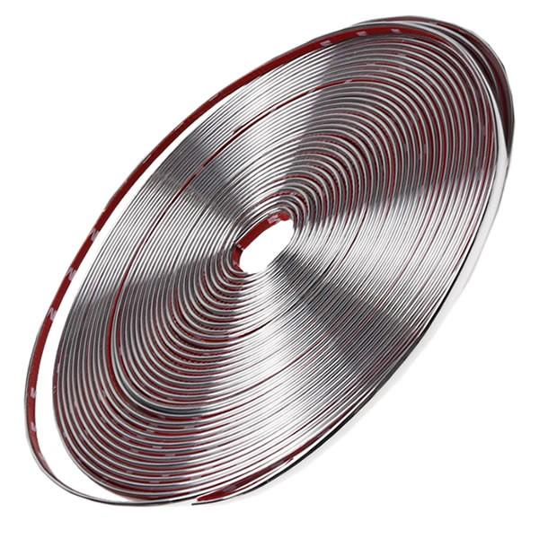 ラグジュアリーモール 幅 10mm 長さ 15m メッキモール シルバー