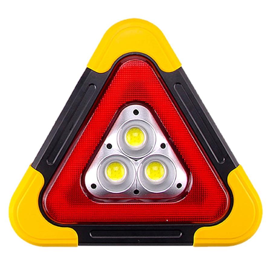 5個セット 三角 停止板 車用 LED 点滅 表示板 事故 故障 非常時 反射板 昼夜間兼用型 追突 防止 作業灯 ライト 非常灯 NOTHING