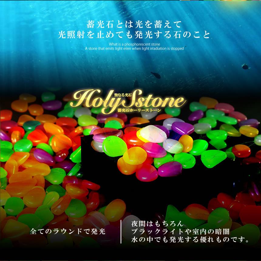 1000個セット光る 聖なる光石 砂利 庭 蓄光石 砕石 発光石