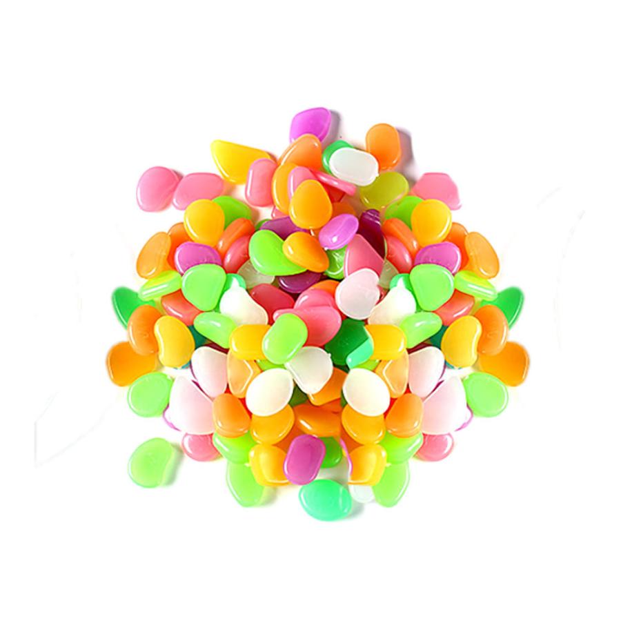 1000個セット光る 聖なる光石 砂利 庭 蓄光石 砕石 発光石