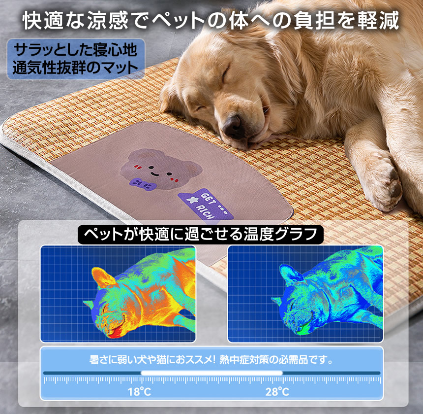 犬猫マット Amazon | SunshineLife ペットマット【TEIJIN中わた+99%永久消臭